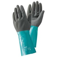 Produktbild von Ansell® - Handschuh AlphaTec 58-435, Nitril, grün/grau, Größe 10