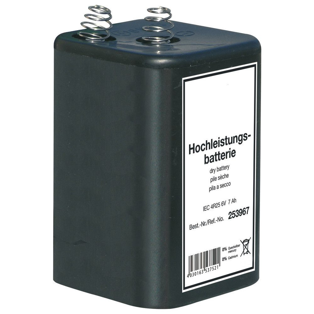 Horizont Blockbatterie IEC4R25 6V/7Ah Quecksilberfrei Produktbild img1 L