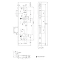 Produktbild von KFV - Rohrrahmenschloss Nr. 59 PZ W 35mm