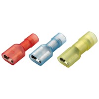 Produktbild von WETEC - Flachsteckhülse DIN 46245, vollisoliert, 2,5-6,0mm², 6,3 x 0,8mm, gelb