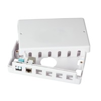 Produktbild von EFB - Keystone Verteilerbox Aufputz, 6/12-Port, leer, reinweiß