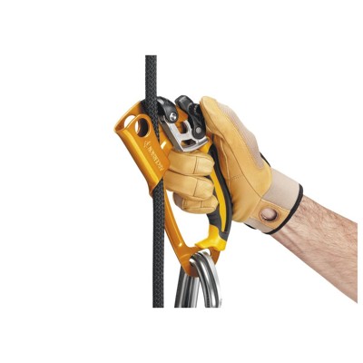 Produktbild von Petzl - Handsteigklemme Ascension, rechte Hand, schwarz/gelb