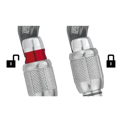 Produktbild von Petzl - Aluminium-Karabiner WILLIAM, Screw-Lock