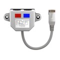 Produktbild von goobay® - Kabel-Splitter, Y-Adapter, Ethernet + ISDN, geschirmt