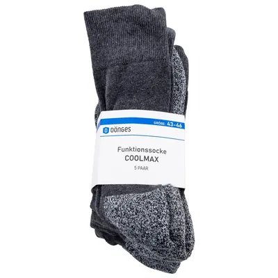 Produktbild von Dönges - Funktionssocke Coolmax, grau, Größe 43-46