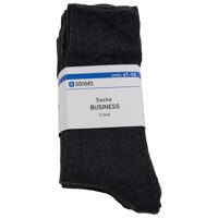 Produktbild von Dönges - Baumwollsocke Business, grau, Größe 47-50