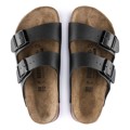 Produktbild von BIRKENSTOCK® - Sandale Arizona Superlauf, Birko-Flor, schwarz/rot, normal, Größ