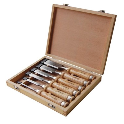 Produktbild von Holzmann - Stemmeisen-Set, 6-teilig, 6-38 mm