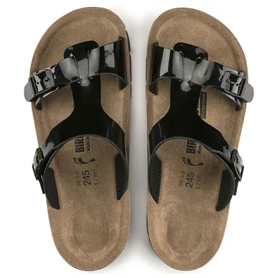 Produktbild von BIRKENSTOCK® - Damen-Pantolette Sofia, BirkoFlor, schmal, Black Patton, Größe 3
