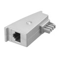 Produktbild von goobay® - TAE Telefon-Adapter-Stecker, TAE-F-Stecker auf RJ45-Buchse