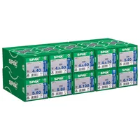 SPAX Heimwerker Set Smart, 10 Packungen, 4.200 Schrauben, Teilgewinde Produktbild