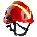 Produktbild von Vallfirest - Waldbrandhelm VFT1, rot (RAL1023) mit gelb reflex