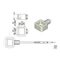 Produktbild von JBC - Lötkartusche C245-SP01, C245-SP01/15 x 18 mm, Lötbad