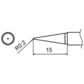 Produktbild von Hakko - Composit Lötspitze für FM2027/2028, T15-BLL/0,2x15 mm