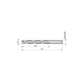 Produktbild von Dormer - Spiralbohrer HSS 118° DIN 338 Kurz Unbeschichtet C305A0025/64, 1.98mm