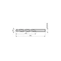 Produktbild von Dormer - Spiralbohrer HSS 118° DIN 338 Kurz Dampfanlassbehandlung A10014.75, 14