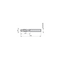Produktbild von Dormer - Spiralbohrer HSS 135° DIN 1897 Extra kurz Dampfanlassbehandlung A1205.
