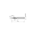 Produktbild von Dormer - Spiralbohrer HSS 118° Kurz Dampfangelassen A413M8, 9mm