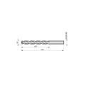 Produktbild von Dormer - Spiralbohrer HSS-E 135° DIN 338 Oberfläche Bronzeoxid A7779.8, 9.8mm