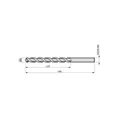 Produktbild von Dormer - Spiralbohrer HSS-E 130° DIN/ANSI Kurz Unbeschichtet A9002.3, 2.3mm