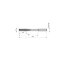 Produktbild von Dormer - Reibahlen HSS-E DIN 212 Unbeschichtet DIN 6535 HA B1808.2, 8.2mm