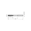 Produktbild von Dormer - Reibahlen HM DIN 8093 Unbeschichtet Zylinderschaft B4006.5, 6.5mm