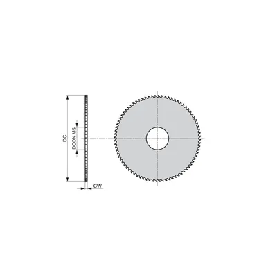 Produktbild von Dormer - Metallkreissägeblatt fein DIN 1837 Unbeschichtet D747100.0X1.0, ø100mm