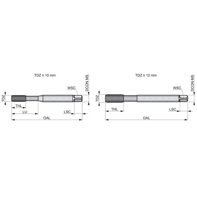 Produktbild von Dormer - Maschinen-Gewindeformer HSS-E TiN zylindrisch E293M8, M8 6HX