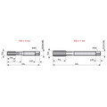 Produktbild von Dormer - Handgewindebohrer HSS Gerade genutet, Metrisch, ISO Stand. E500M4X.75N