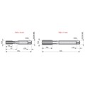 Produktbild von Dormer - Handgewindebohrer HSS Gerade genutet, Metrisch Fein, ISO E513M30X1.5NO