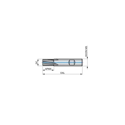 Produktbild von Dormer - HM-Gewindefräser UNF Spiralnut 10° AlCrN DIN 6535 HB IK J23514.0-16, M