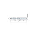 Produktbild von Dormer - Spiralbohrer HM 140° DIN 6537 L Kurz TiAlN DIN 6535 HA R4537.2, 7.2mm