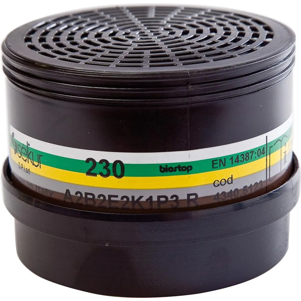 sekur Filter 230A2B2E2K1P3R D für Polimaske 230, 1 Stück Produktbild img1 L