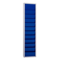 EICHNER Planungstafel einreihig aus Metall, für DIN A4 Auftragstaschen, Maße: 315 x 1280 mm, Blau, Verpackungseinheit: 1 STK Produktbild img3 S