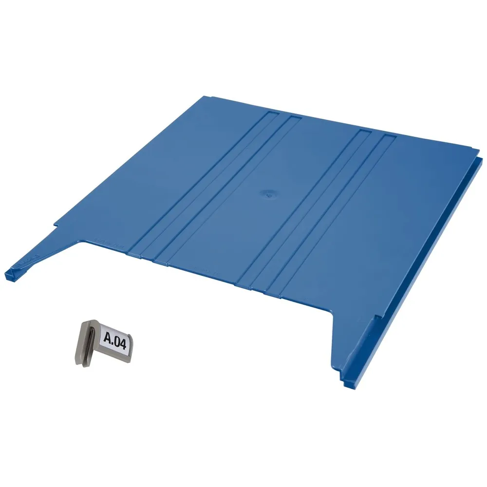 EICHNER Ablagefach für Wandsortierer "Flat", Füllhöhe 9 mm, Blau, Verpackungseinheit: 1 STK Produktbild img4 L