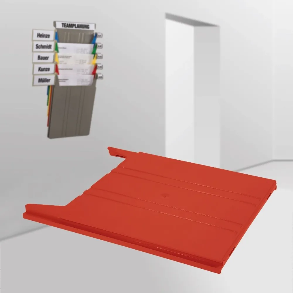 EICHNER Ablagefach für Wandsortierer "Flat", Füllhöhe 9 mm, Rot, Verpackungseinheit: 1 STK Produktbild img10 L