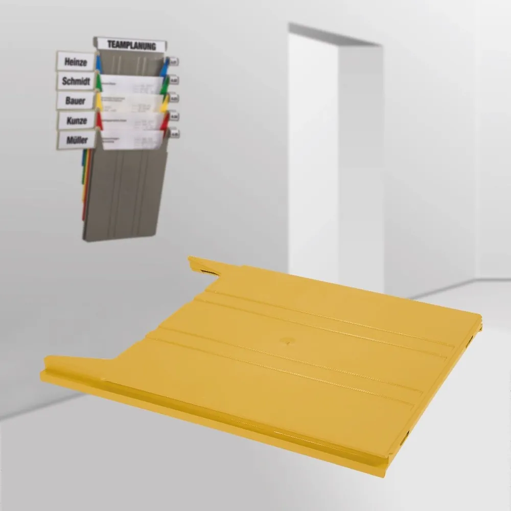 EICHNER Ablagefach für Wandsortierer "Flat", Füllhöhe 9 mm, Gelb, Verpackungseinheit: 1 STK Produktbild img10 L