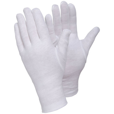 Produktbild von TEGERA® - Textilhandschuhe TEGERA 104, Kat. I, weiß, Gr. 10