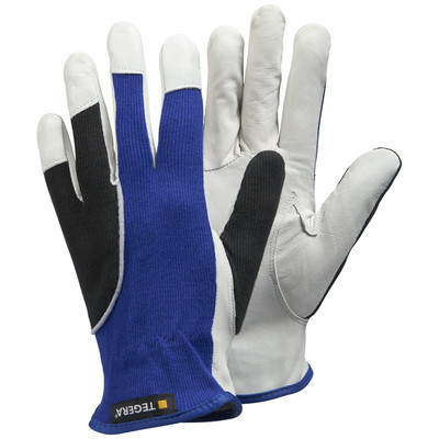 Produktbild von TEGERA® - Montagehandschuhe TEGERA 12, Kat. II, blau/schwarz/weiß, Gr. 7