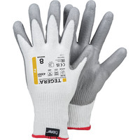 Produktbild von TEGERA® - Schnittschutzhandschuhe TEGERA 43001, Kat. II, grau/weiß, Gr. 6
