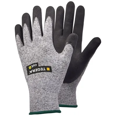 Produktbild von TEGERA® - Schnittschutzhandschuhe TEGERA 431, Kat. II, grau/schwarz, Gr. 9