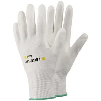 Produktbild von TEGERA® - Schnittschutzhandschuhe TEGERA 432, Kat. II, weiß, Gr. 8