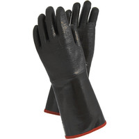 Produktbild von TEGERA® - Chemikalienhandschuhe TEGERA 494, Kat. III, schwarz, Gr. 10