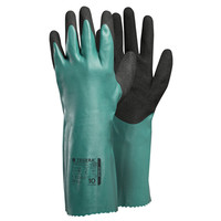 Produktbild von TEGERA® - Chemikalienhandschuhe TEGERA 7361, Kat. III, grün/schwarz, Gr. 8