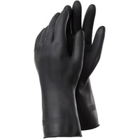 Produktbild von TEGERA® - Chemikalienhandschuhe TEGERA 81000, Kat. III, schwarz, Gr. 9,5