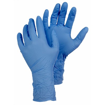 Produktbild von TEGERA® - Chemikalienhandschuhe TEGERA 84501, Kat. III, blau, Gr. 11