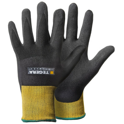 Produktbild von TEGERA® - Arbeitshandschuhe TEGERA Infinity 8801, Kat. II, gelb/schwarz, Gr. 6