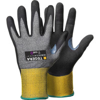 Produktbild von TEGERA® - Schnitt-Handschuhe TEGERA Infinity 8807, Kat. II, gelb/schwarz, Gr. 5