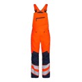 Produktbild von Engel - Safety Latzhose 3544-314, Warnorange/Blue ink, Größe 44