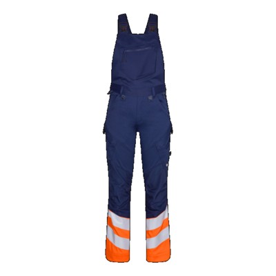 Produktbild von Engel - Safety Latzhose 3546-314, Blue Ink/Warnorange, Größe 42